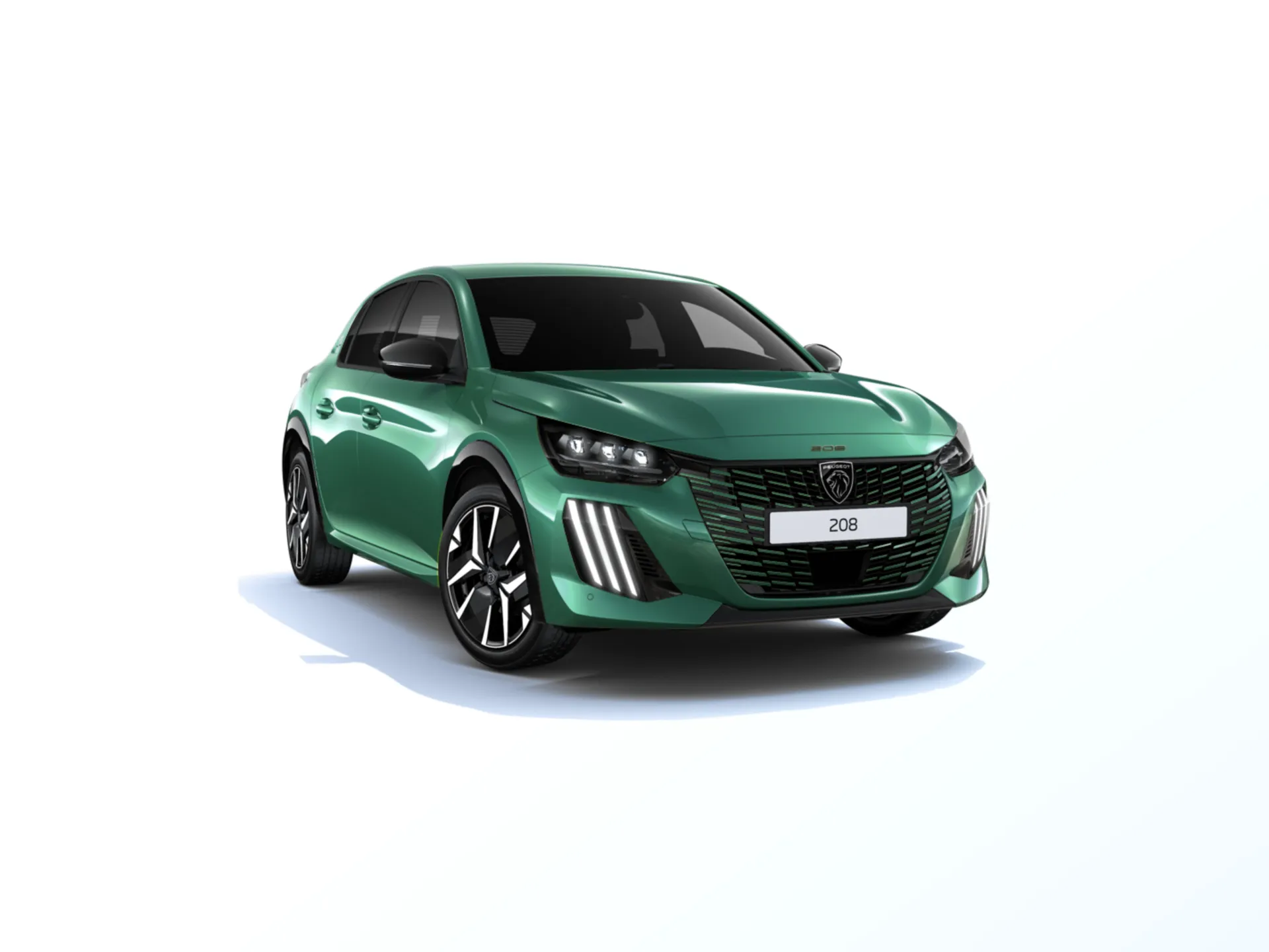 208, GT, Zelená Alvao / Metalický lak, front