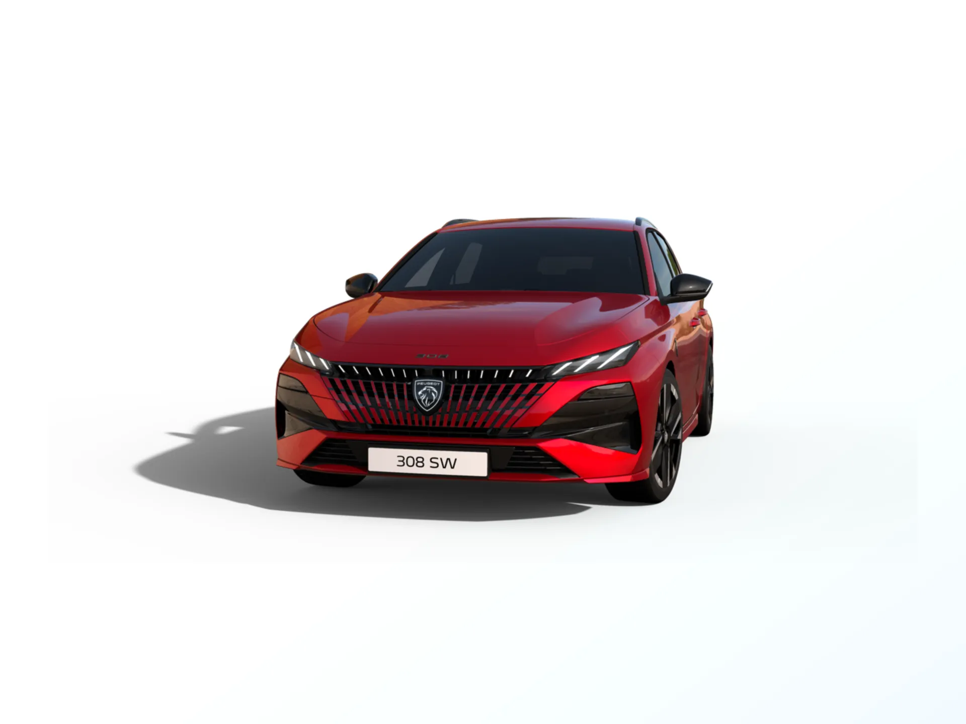 308 SW, GT, Červená Elixir / Perleťový lak, front