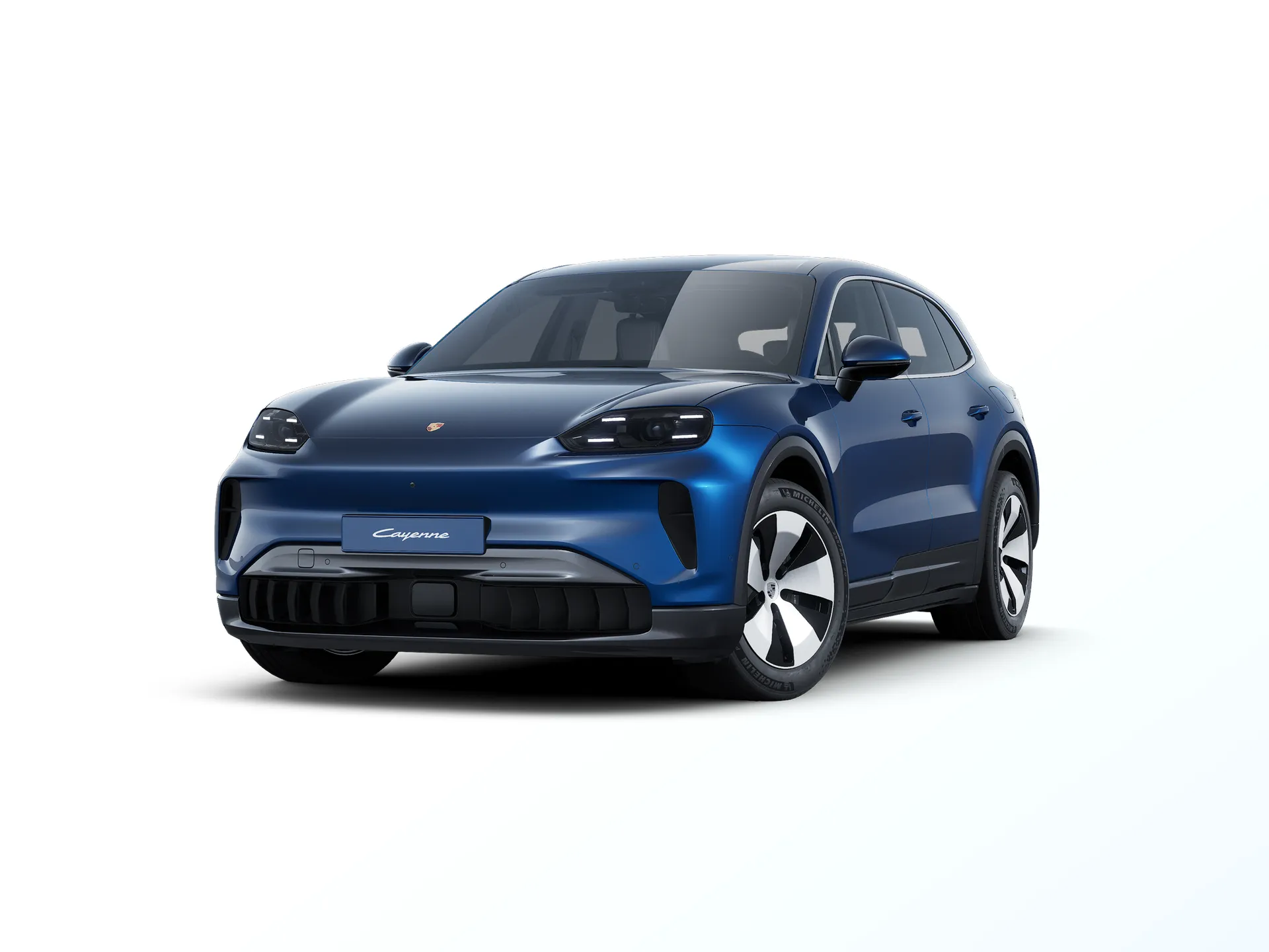 Cayenne Electric, Cayenne Electric, Napali Blue Metallic, front