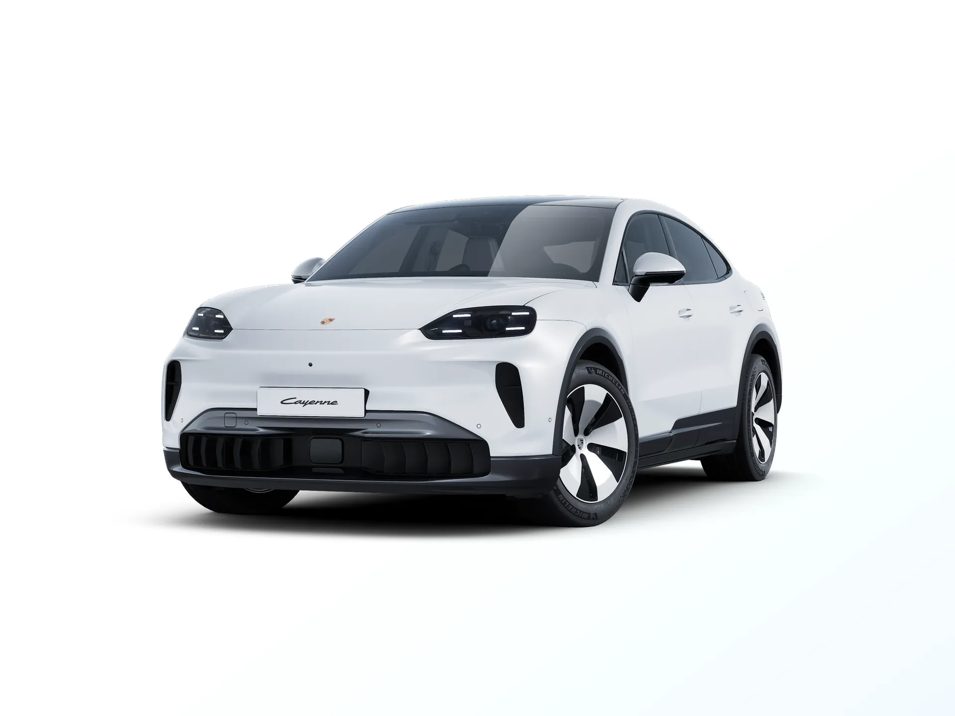 Cayenne Electric Coupé, Cayenne Coupé Electric, Carrara bílá metalíza, front