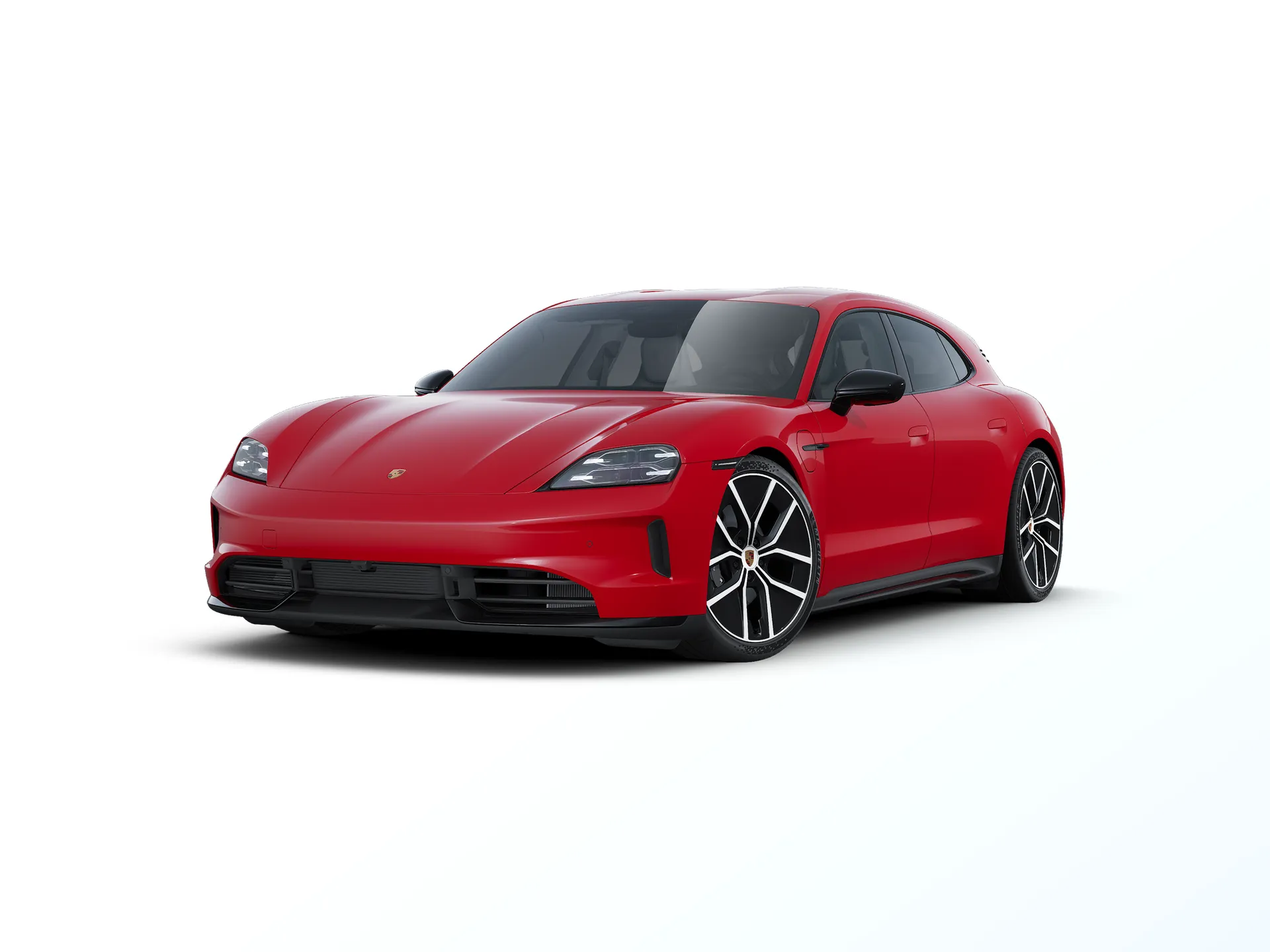 Taycan Sport Turismo, Taycan Sport Turismo Black Edition, Carmine červená, front
