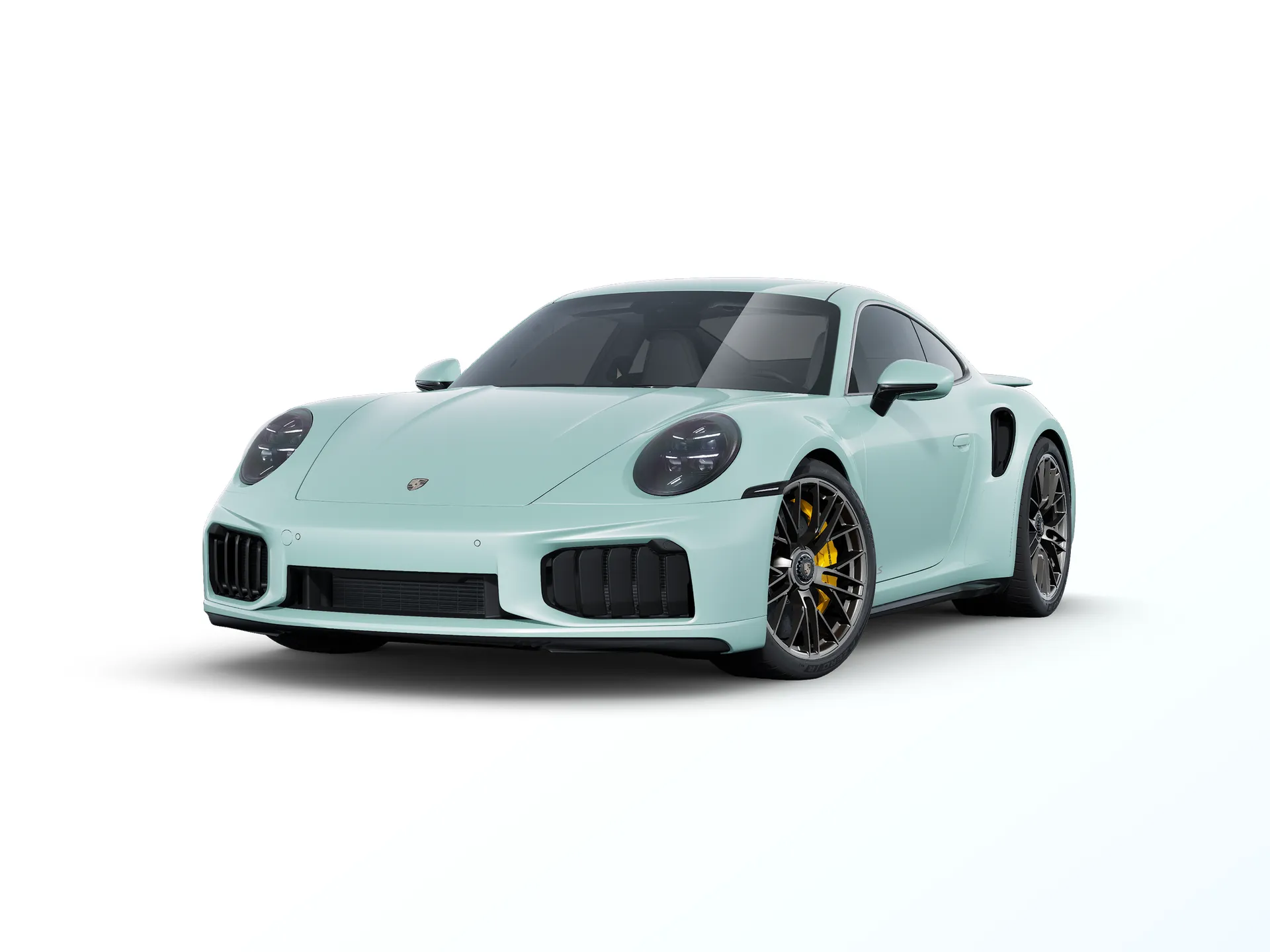 911, 911 Turbo S, Shade zelená metalíza, front