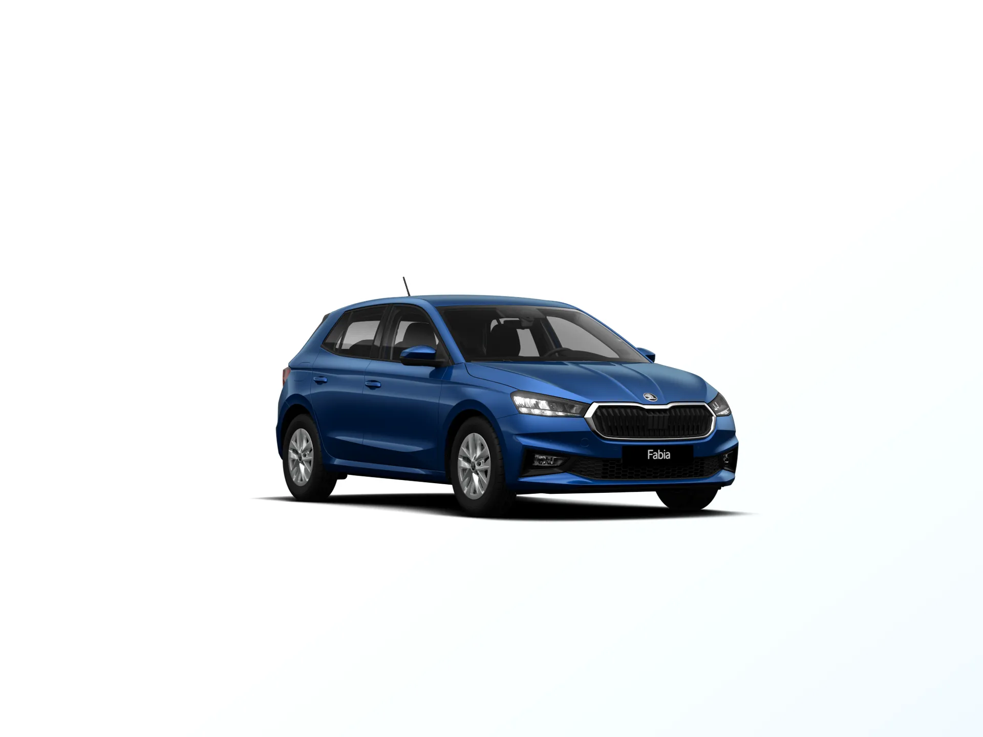 Fabia, Classic, Modrá Race metalíza, front