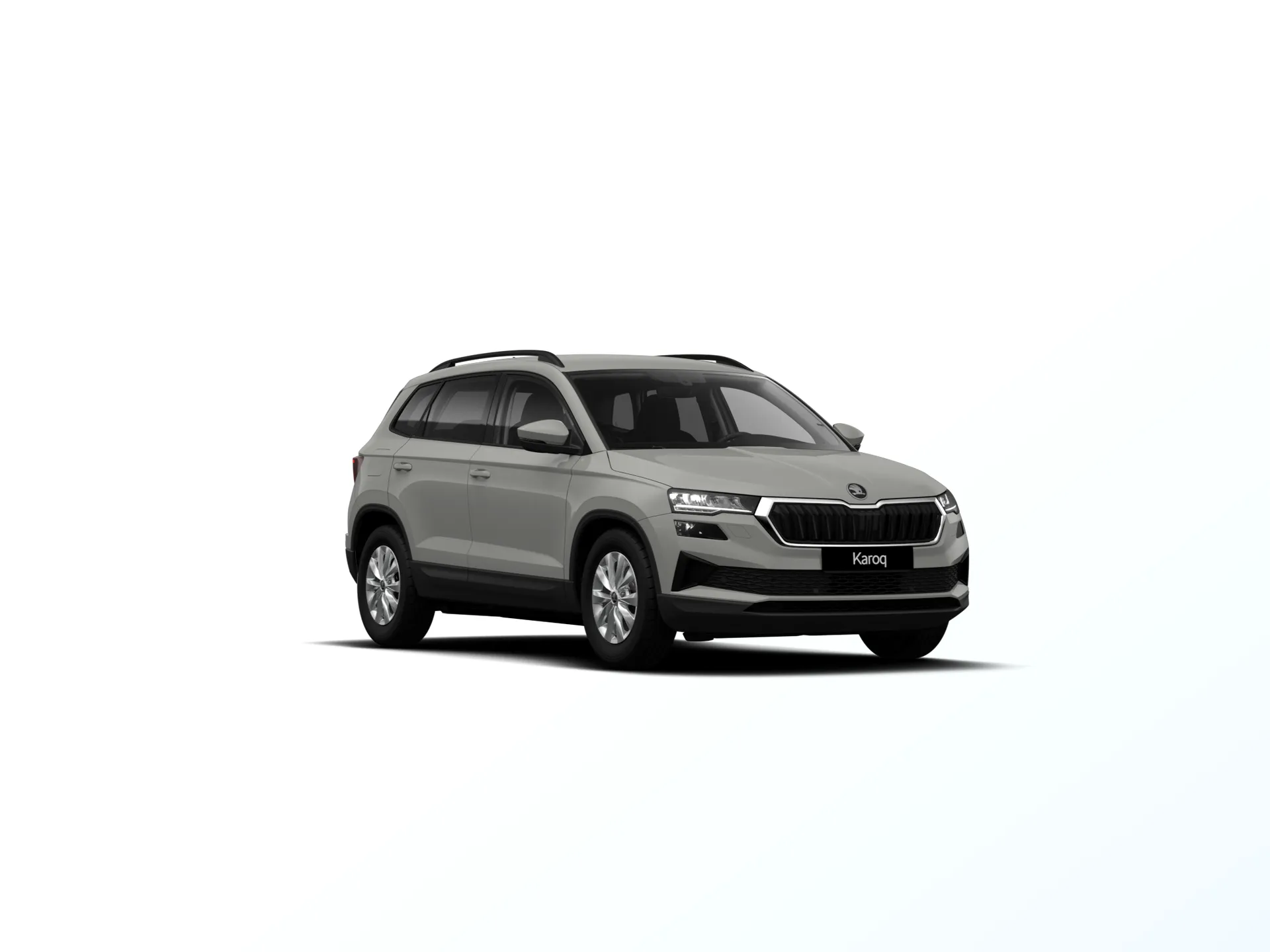 Karoq, Classic, Šedá Steel, front