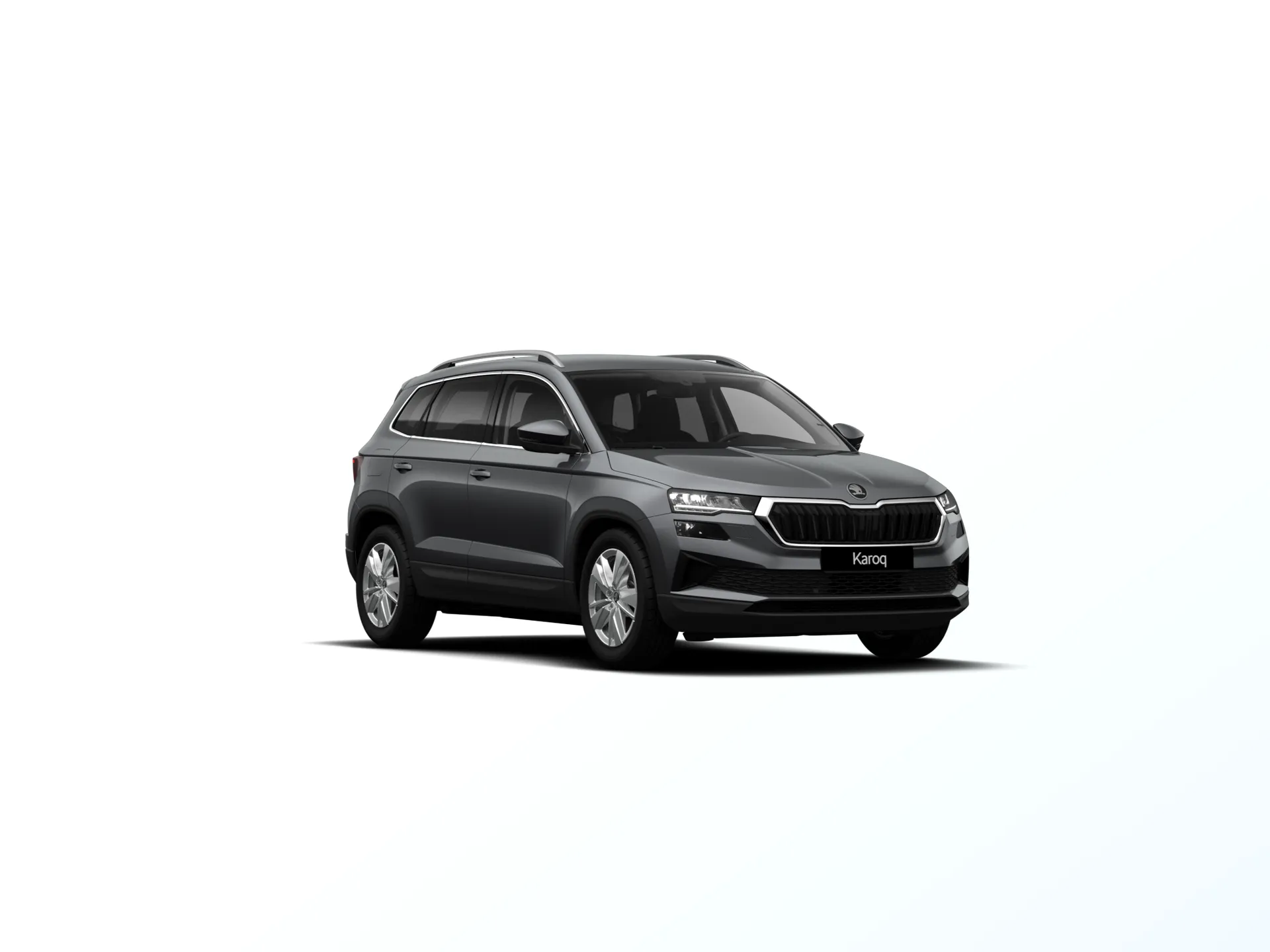 Karoq, Top Selection, Šedá Graphite metalíza, front