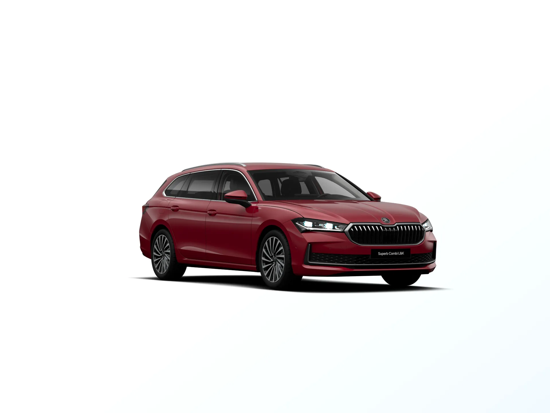 Superb Combi, L&K, Červená Carmine metalíza, front