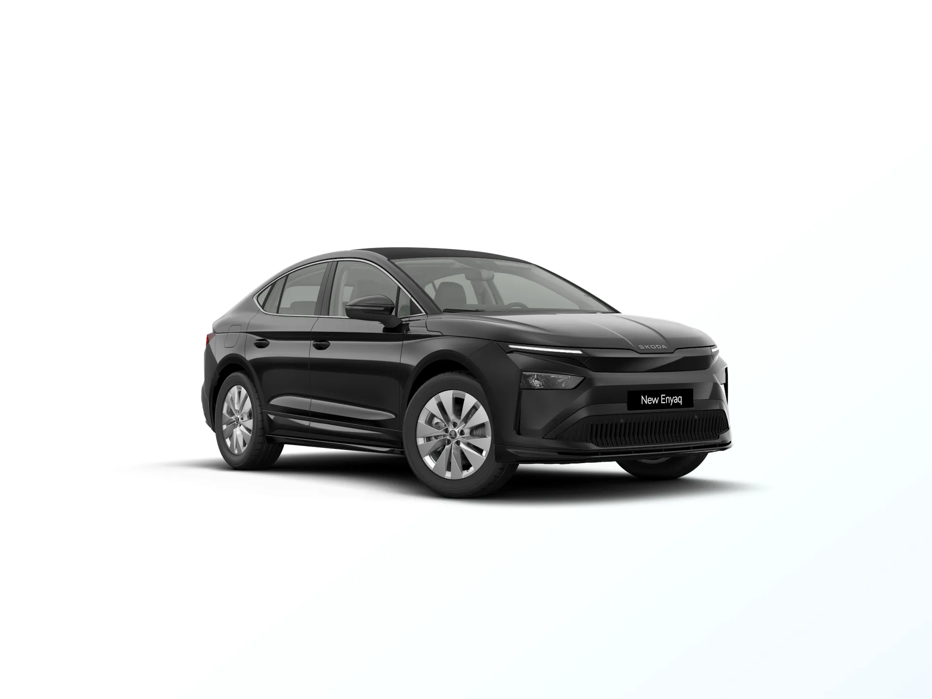 Enyaq Coupé, Selection, Černá Magic metalíza, front