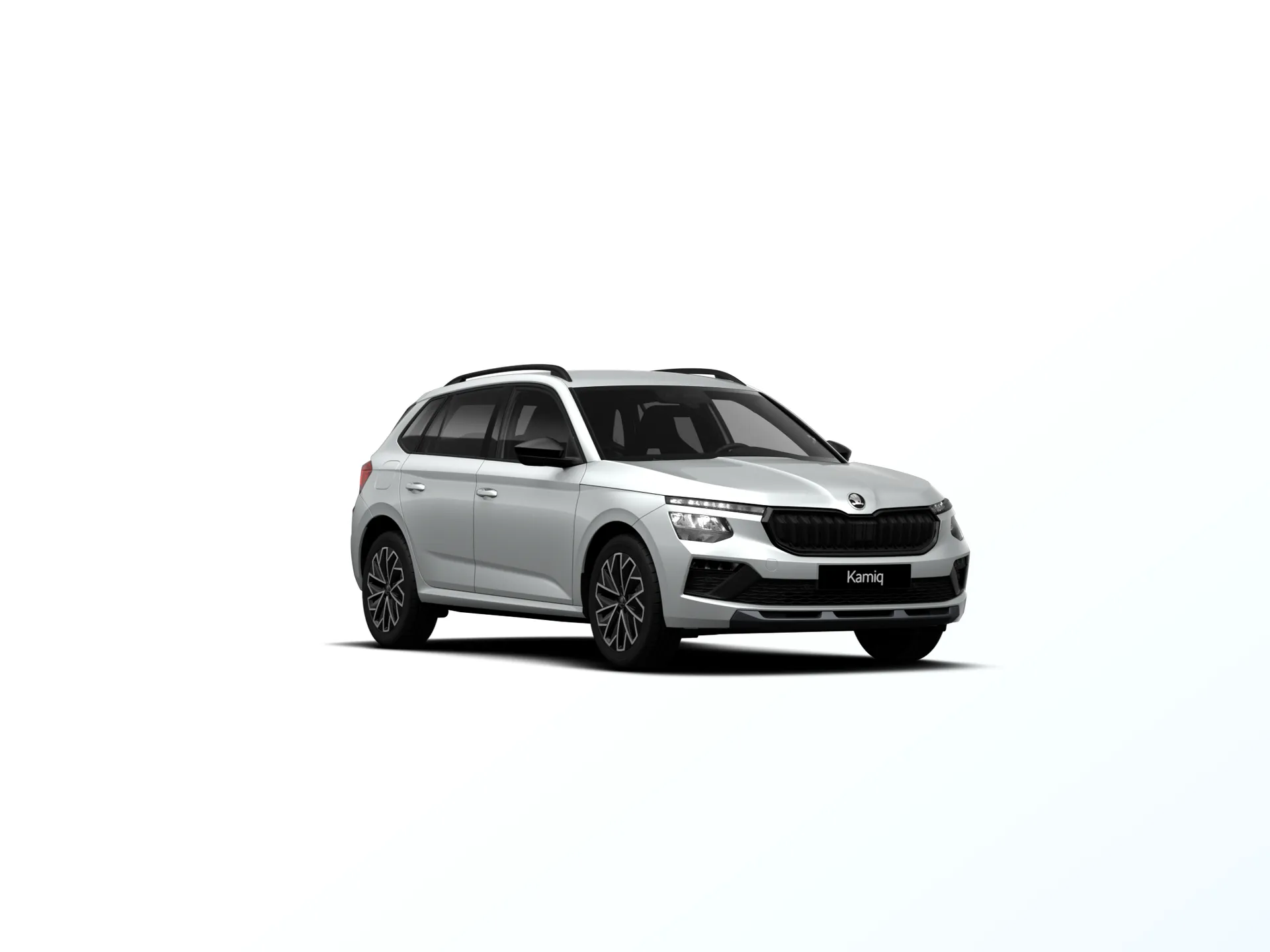 Kamiq, Dynamic, Bílá Moon metalíza, front