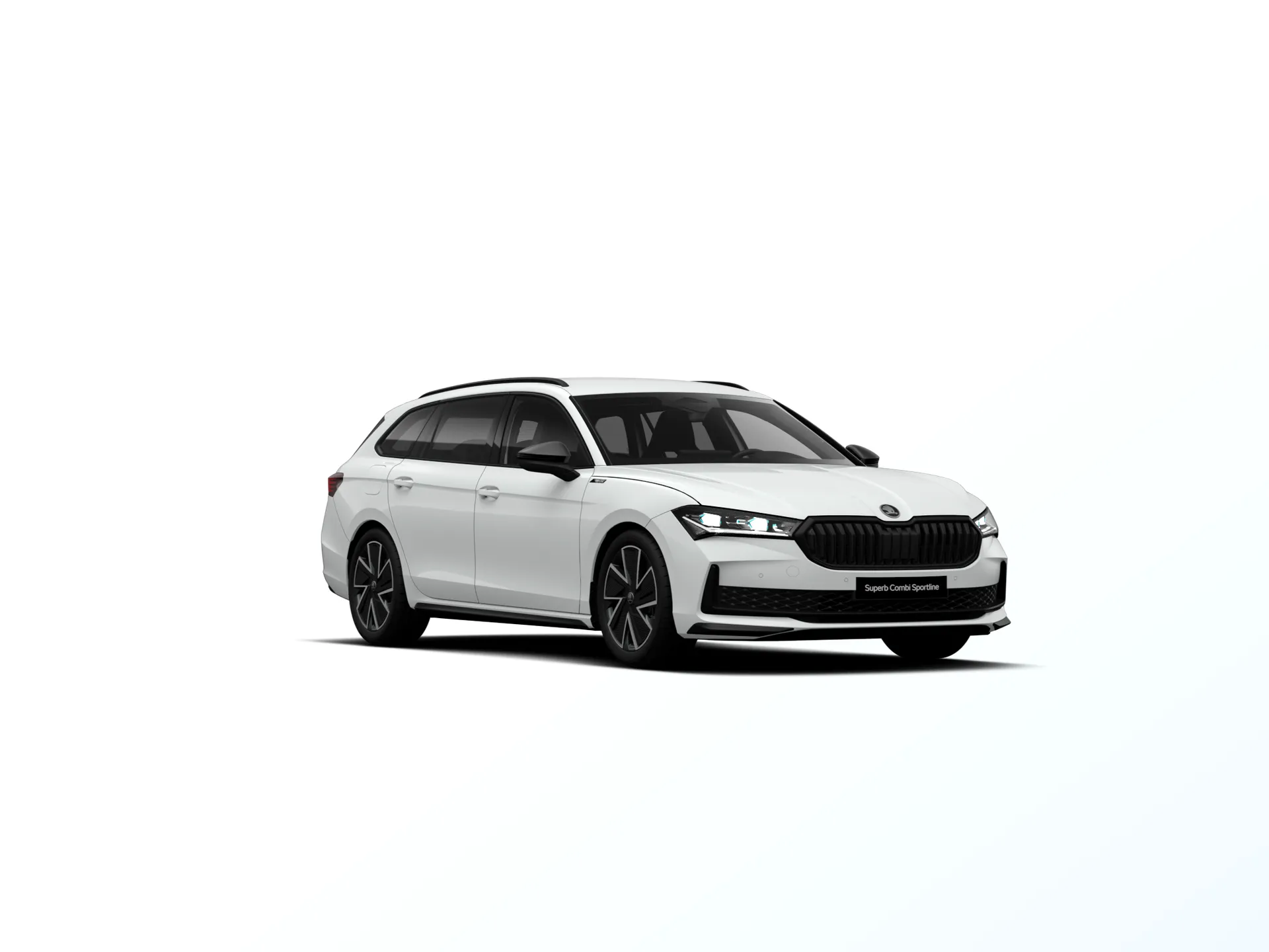 Superb Combi, Sportline, Bílá Purity, front