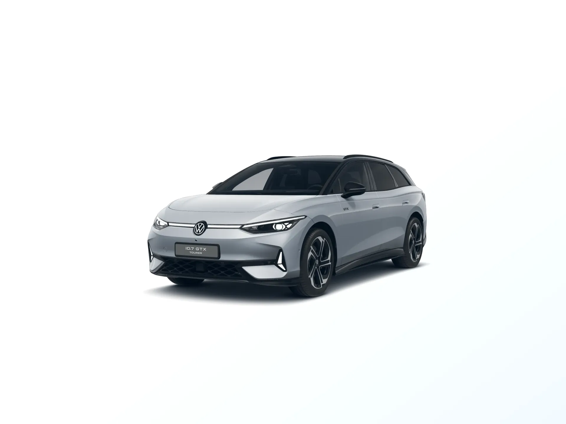 ID.7 Tourer, GTX People, Stříbrná Scale metalíza, front