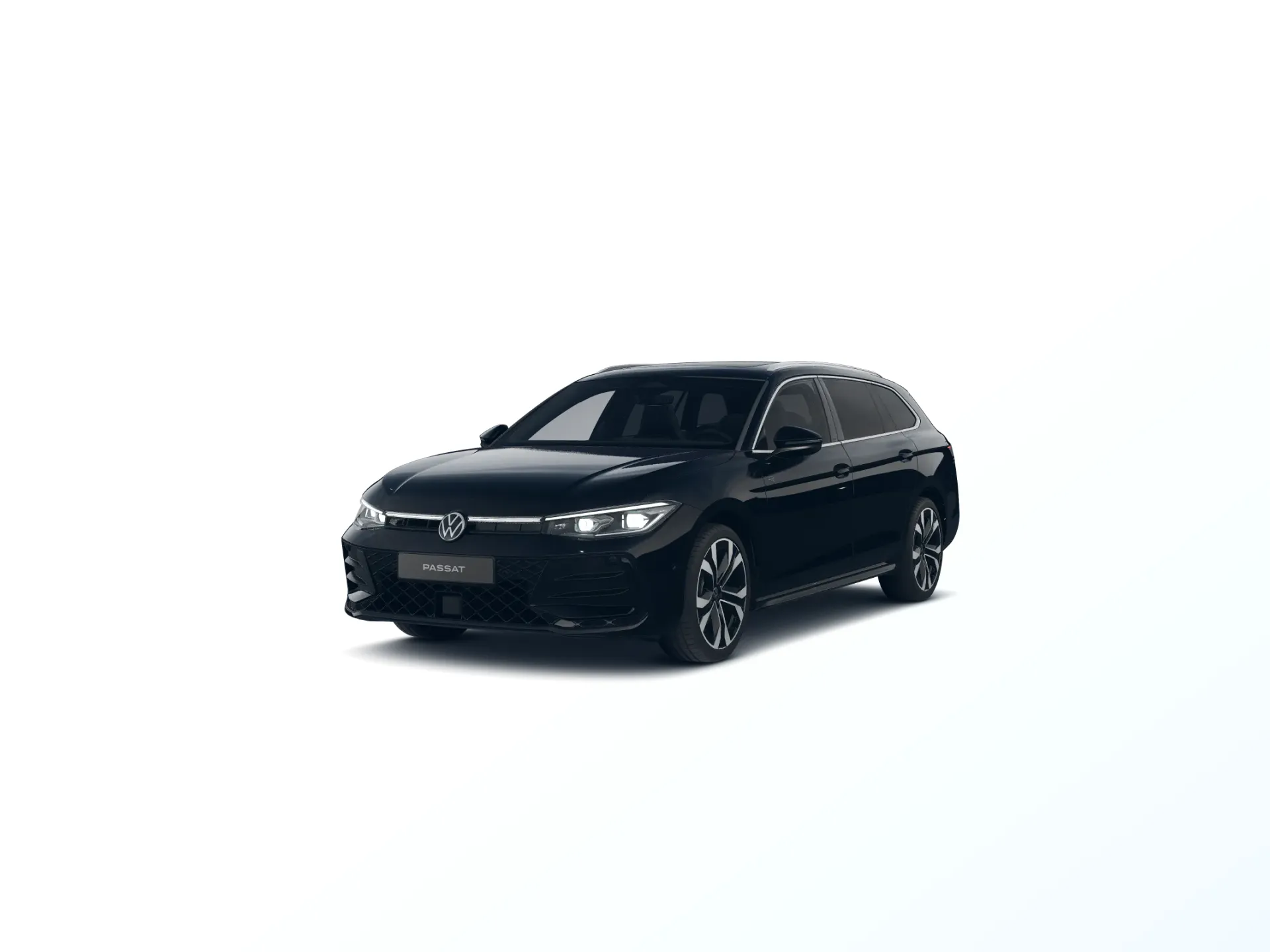 Passat, R-Line People, Černá Grenadilla metalíza, front