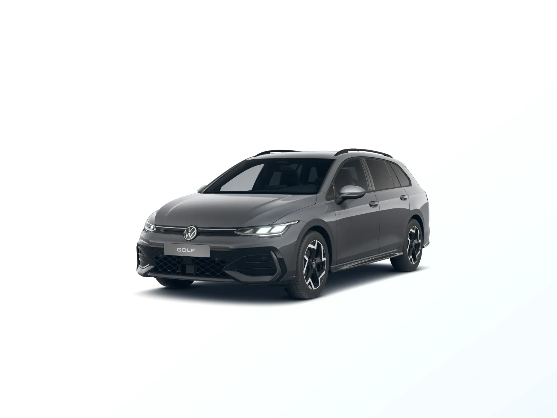 Golf Variant, R-Line, Šedá Dolphin metalíza, front