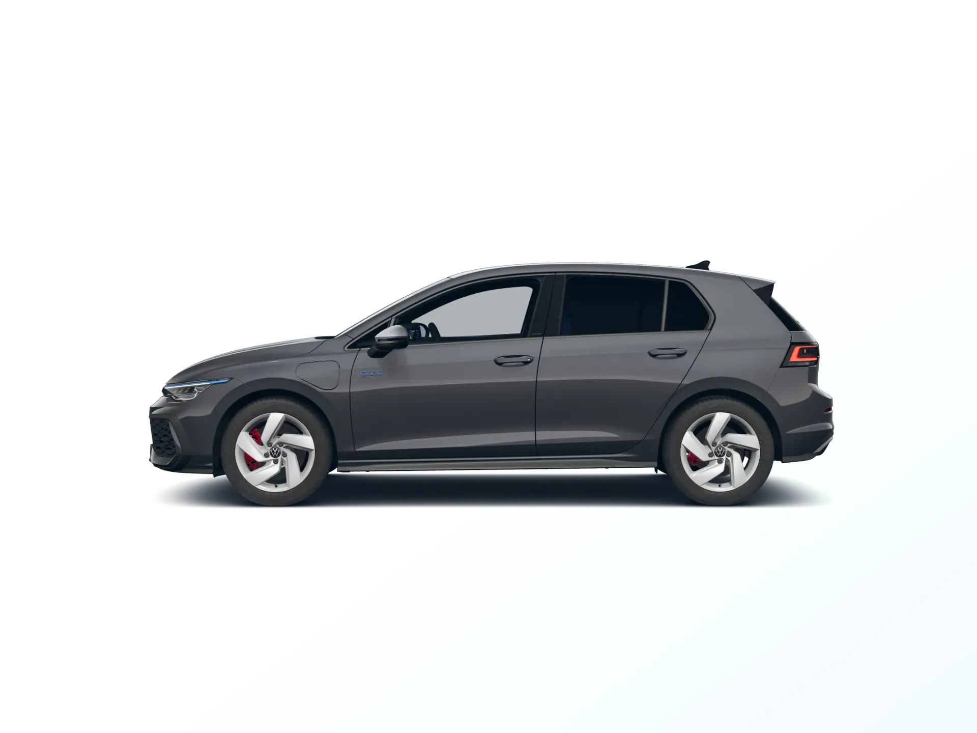 Golf, GTE, Šedá Dolphin metalíza, side