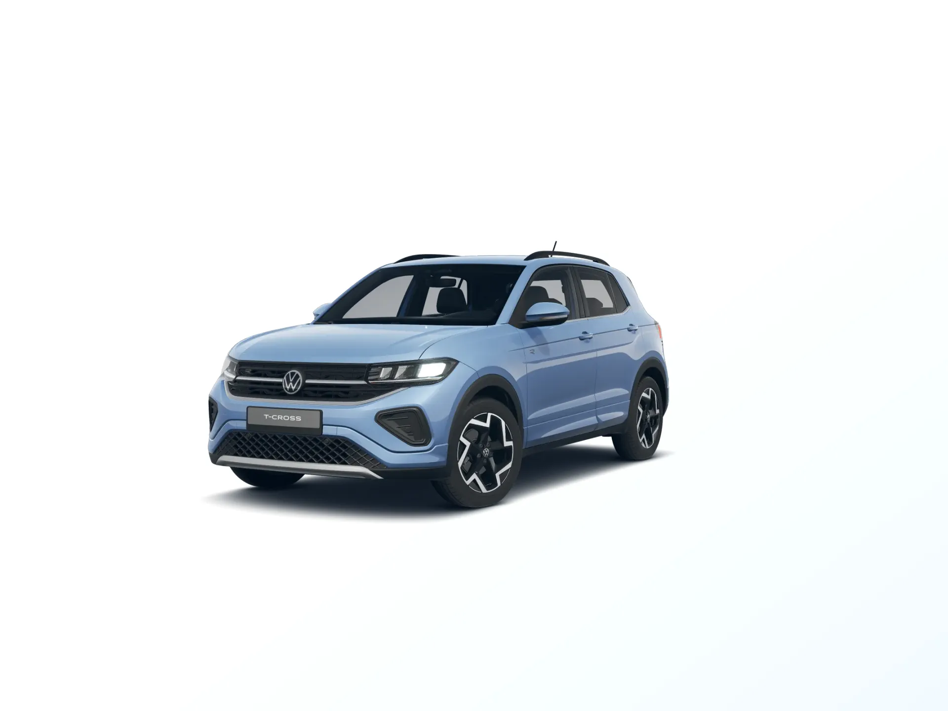 T-Cross, R-Line, Modrá Clear metalíza, front