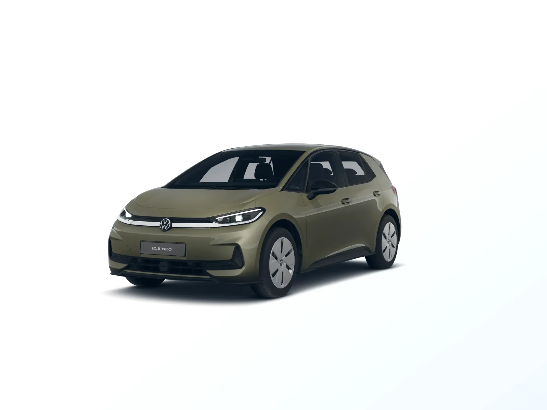 ID.3 Neo, Trend, Zelená Dark Olivine metalíza, front