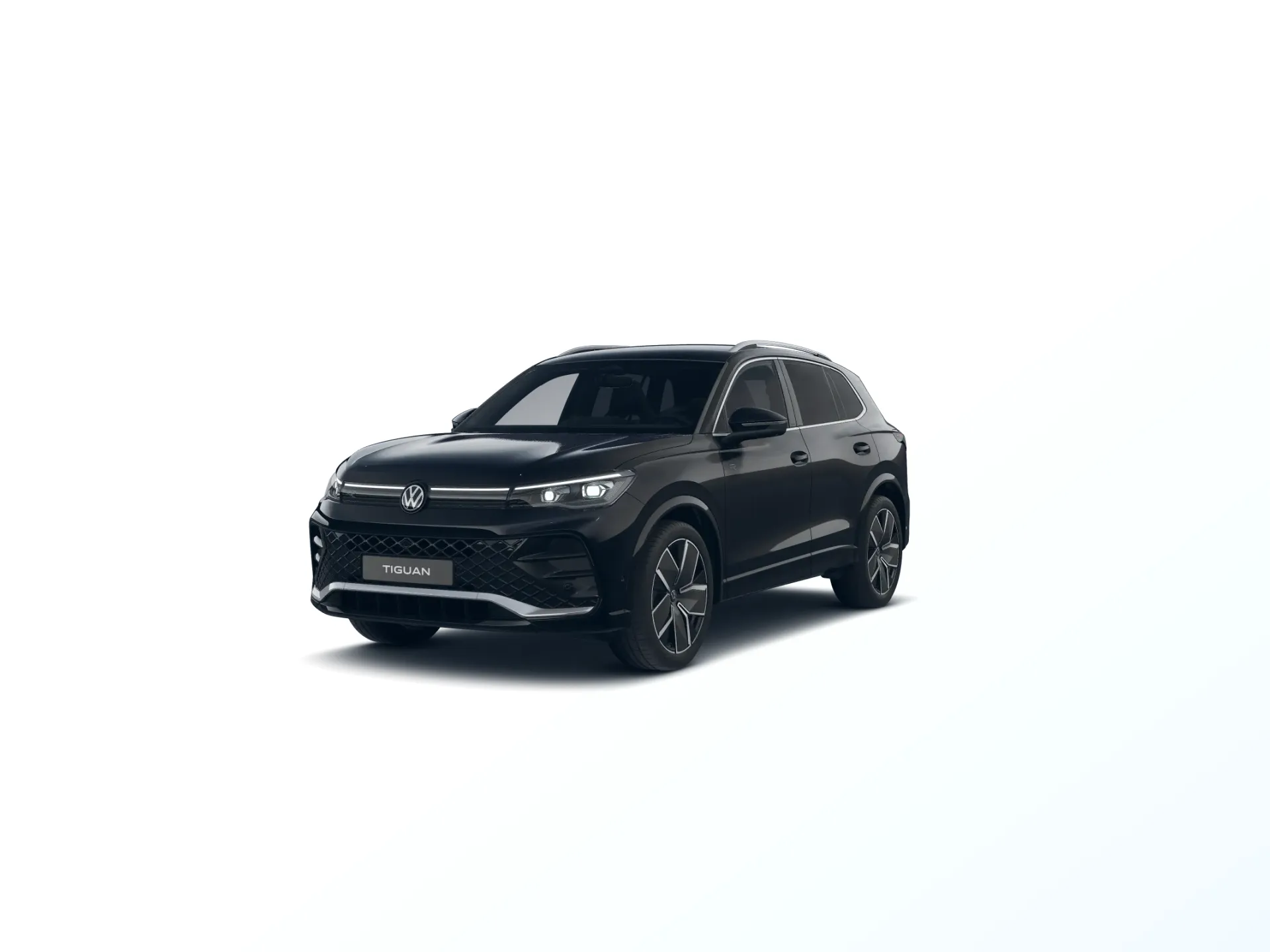 Tiguan, R-Line People, Černá Grenadilla metalíza, front