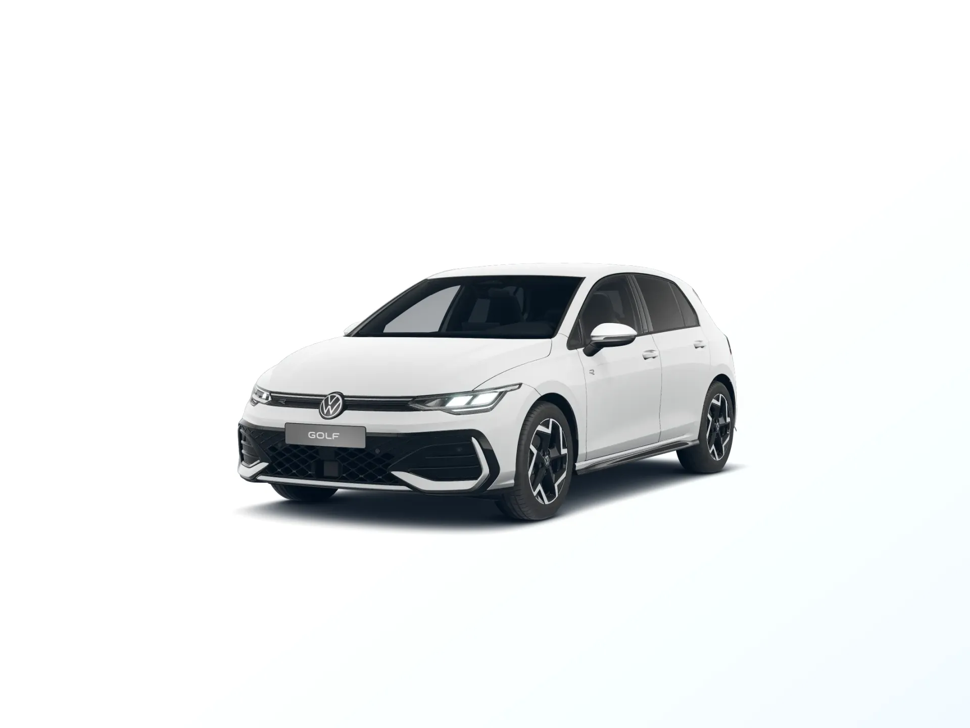 Golf, R-Line, Bílá Pure, front