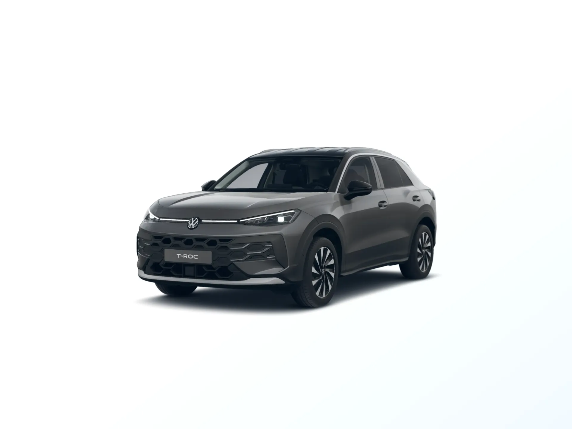 Nový T-Roc, Style, Šedá Wolf metalíza, front